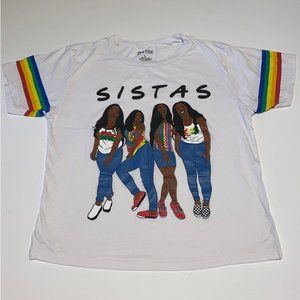 women’s ON FIRE sistas pride shirt
